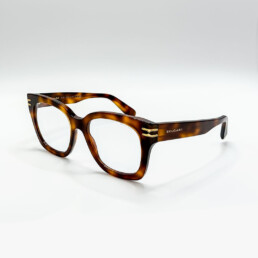 Lunettes Bulgari en acétate écaille avec branches larges à Bruxelles