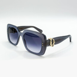 Lunettes de soleil Dior gris foncé avec détail CD doré à Bruxelles