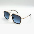 Lunettes de soleil Edwardson dorées et écaille à verres bleus à Bruxelles