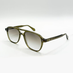 Lunettes de soleil Edwardson vert olive à verres dégradés à Bruxelles