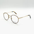 Lunettes Edwardson rondes en métal doré et écaille à Bruxelles