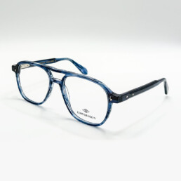 Monture optique Edwardson bleue en acétate disponible à Bruxelles