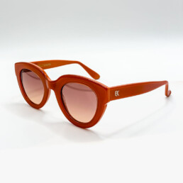 Lunettes de soleil Emmanuelle Khanh orange à verres dégradés à Bruxelles