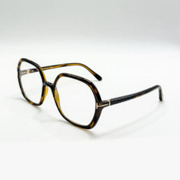 Monture optique Tom Ford ronde écaille et métal à Bruxelles