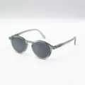 Lunettes de soleil IZIPIZI pour enfant, monture ronde gris translucide